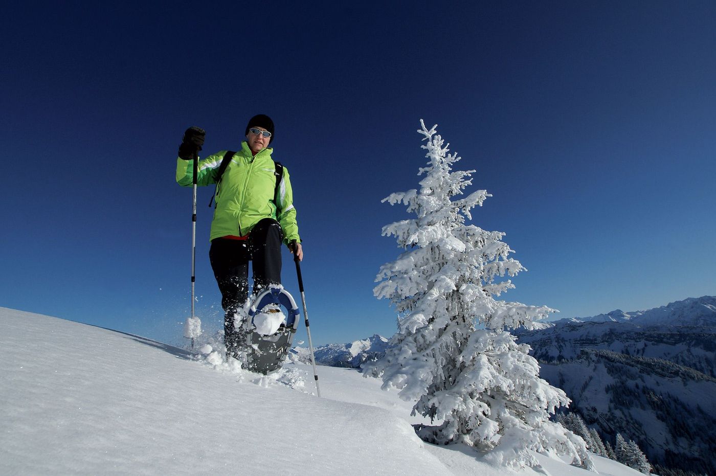 Autriche Vorarlberg Raquettes