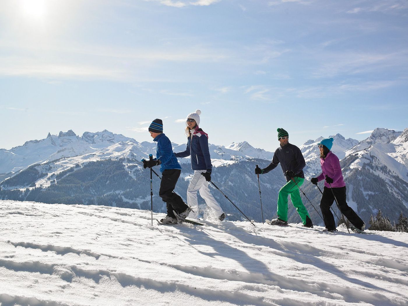 Autriche Vorarlberg Raquettes