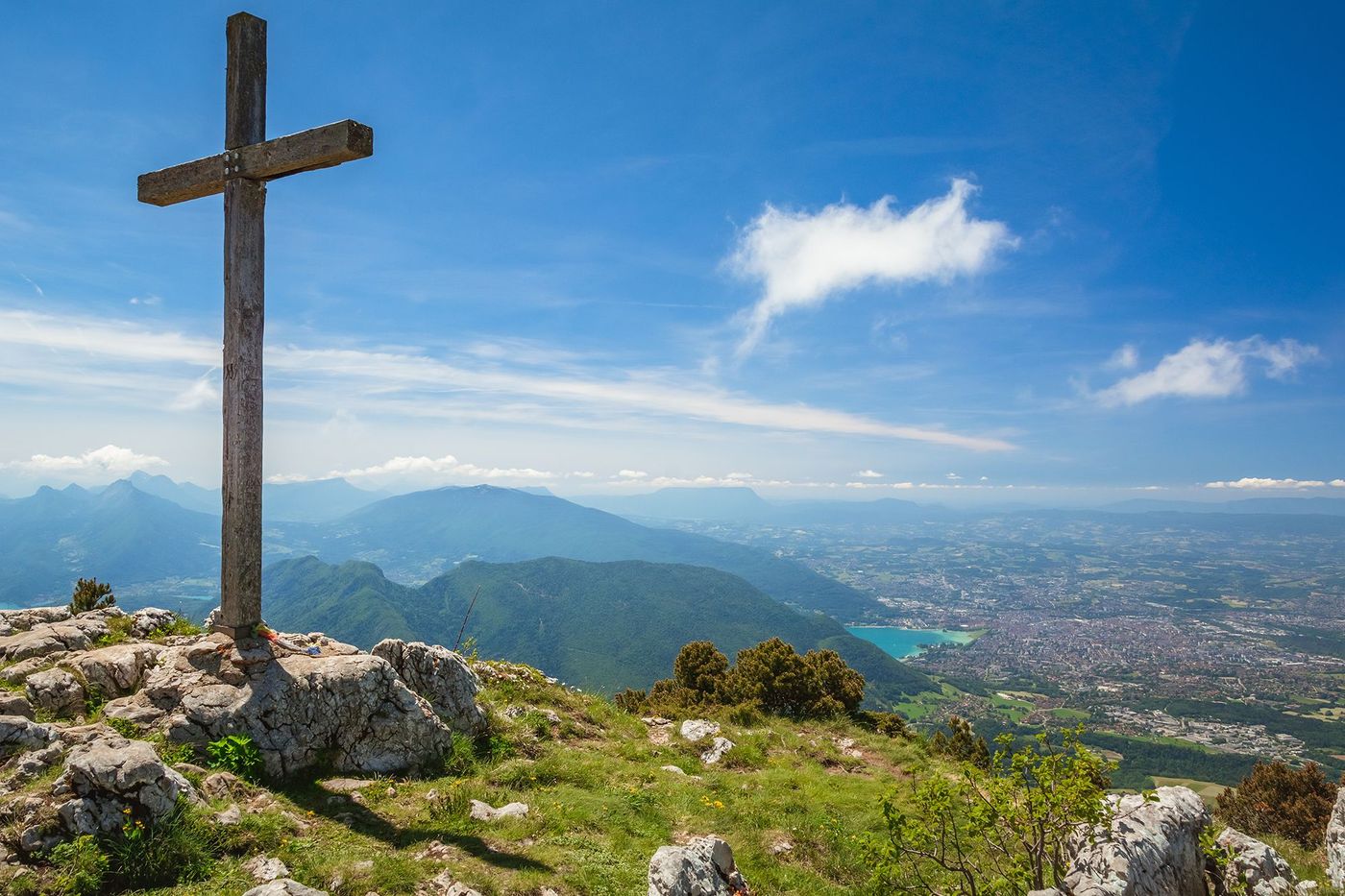Vue depuis la Croix du Parmelan