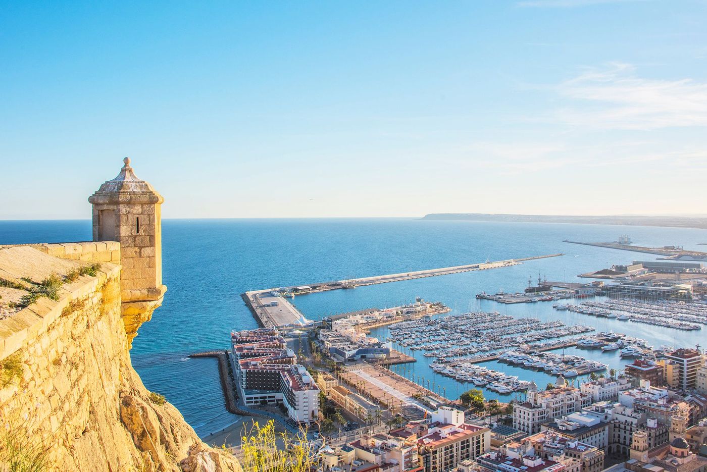 Vue depuis le château Santa Bárbara - Alicante