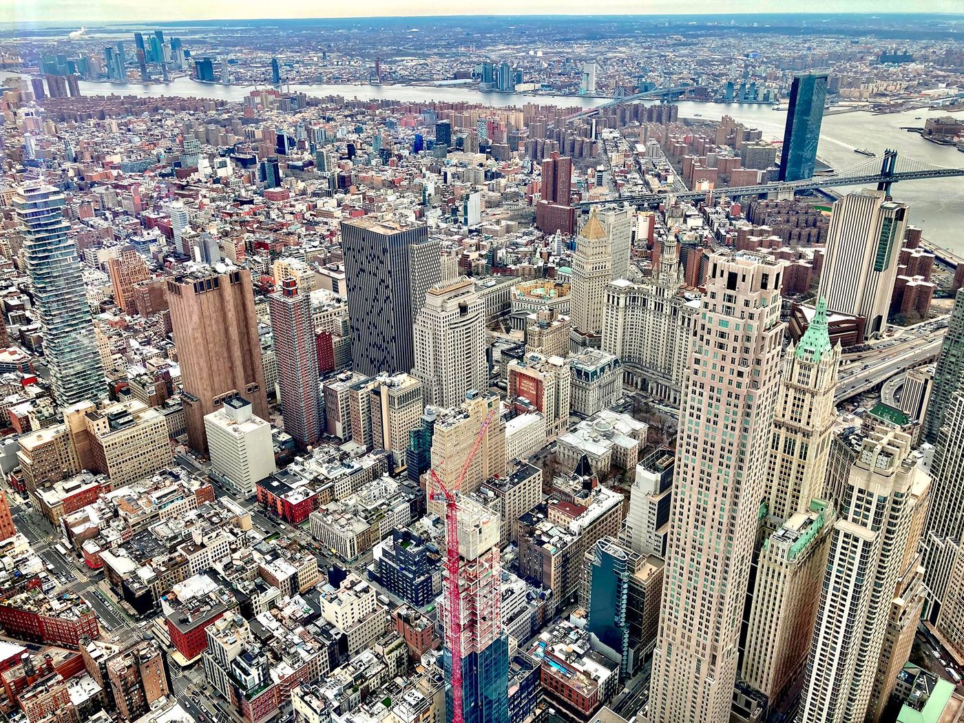 Vue depuis le One World Observatory
