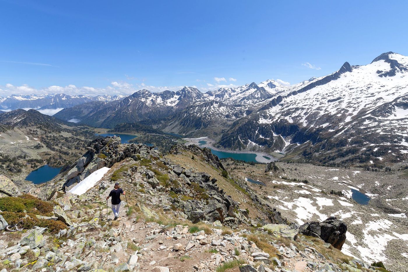 Vue depuis le pic de Madamète