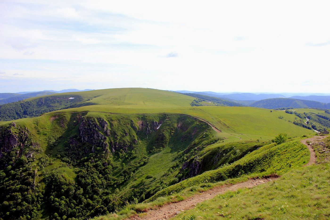 Vue depuis le sommet du Hohneck