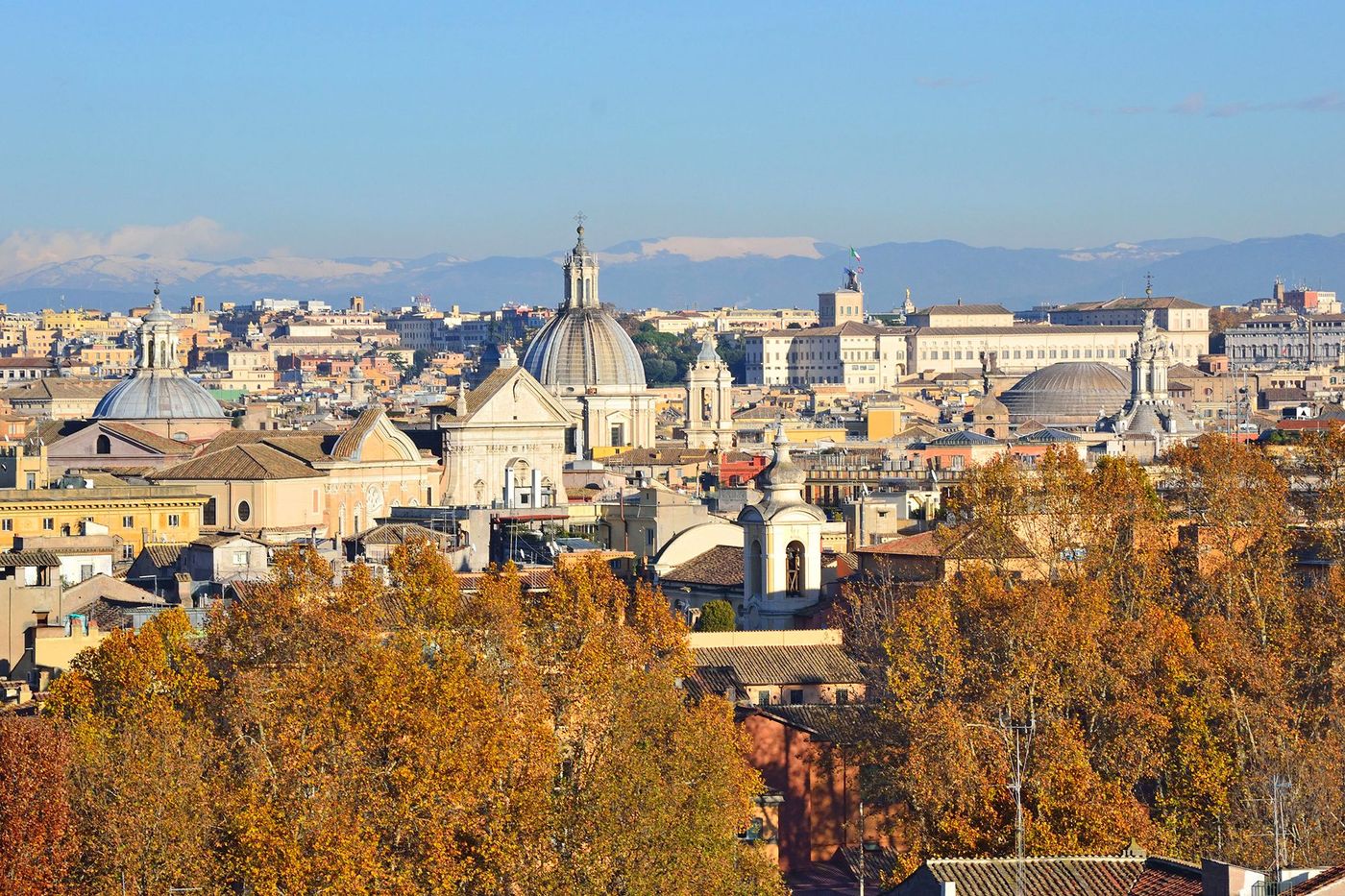 Vue depuis passeggiata del Gianicolo
