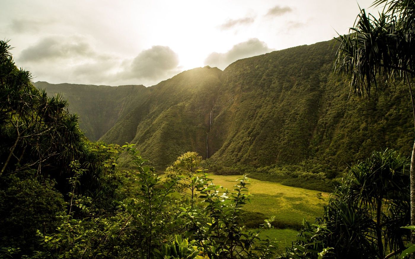 Waihilau Falls Cascade Hawaii