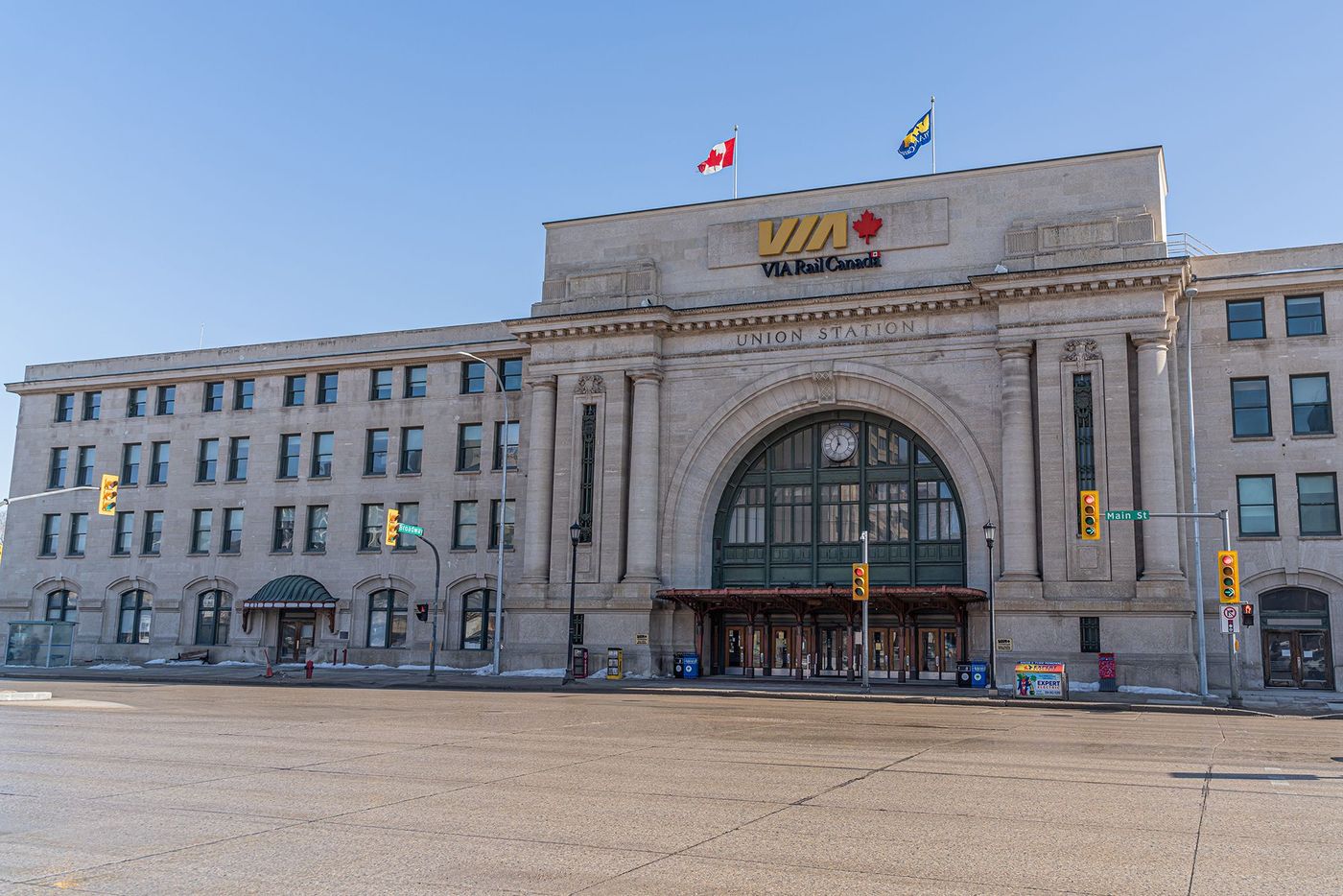 Winnipeg - Via Rail union station