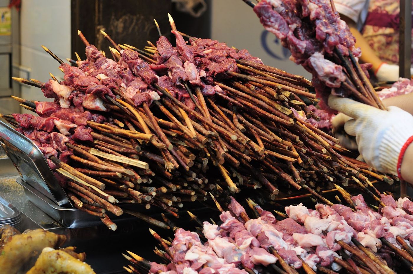 Chine Shaanxi Xian Muslim food street