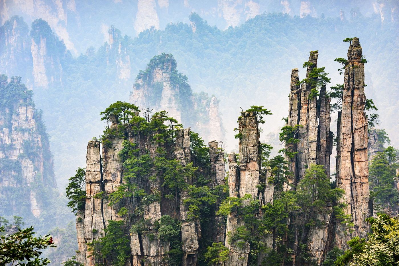 Zhangjiajie Chine Montagne