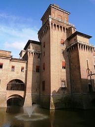 Italie Ferrare Château d'Este