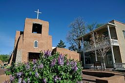 USA Nouveau Mexique Santa Fe Eglise San Miguel