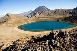Blue Lake Tongariro Nouvelle Zélande