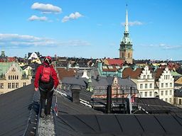 Stockholm balade sur les toits